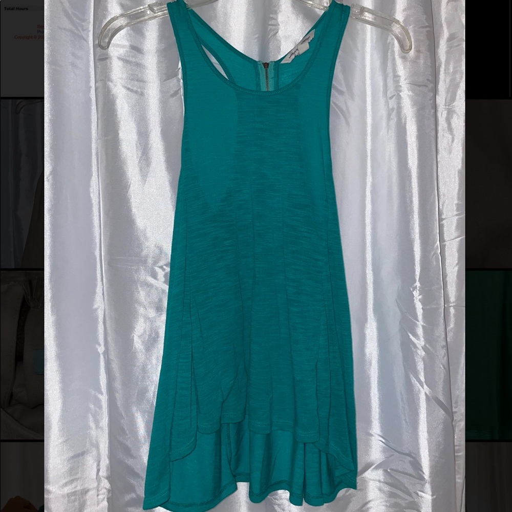 Halter Top Tunic with a Back Zipper